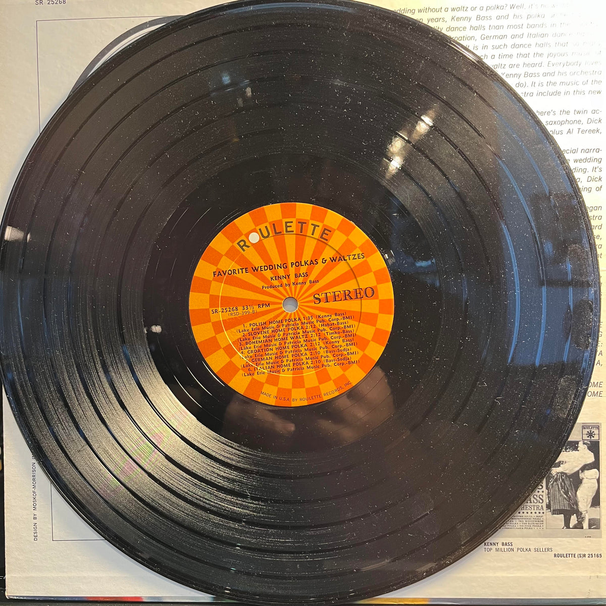 Kenny Bass And His Orchestra - Favorite Wedding Polkas & Waltzes | Excellent (EX) Near Mint (NM)--Music History