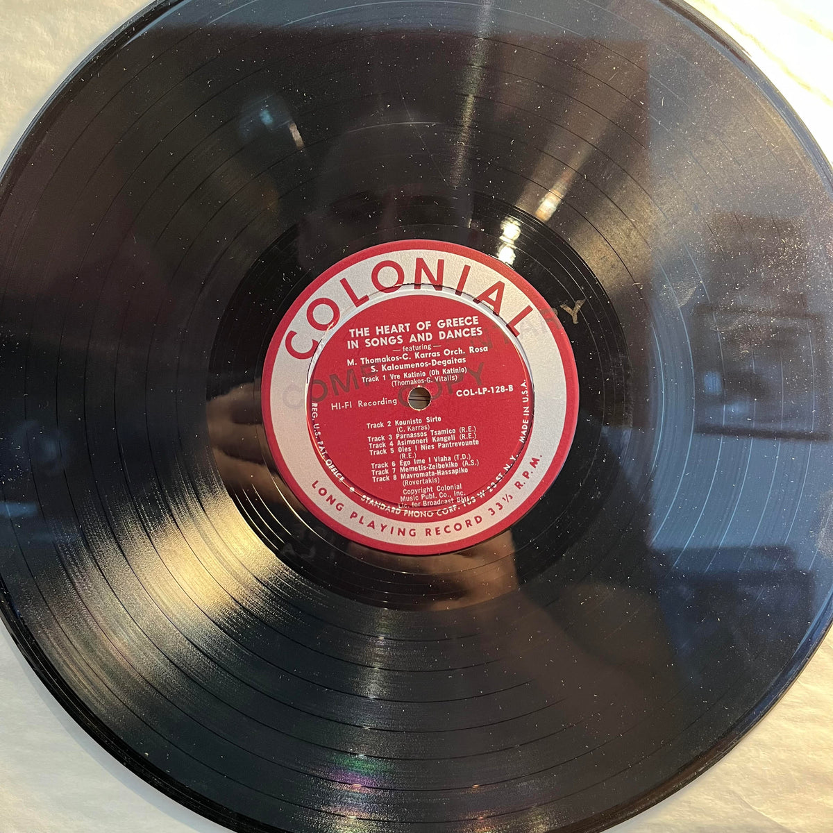 Various - The Heart Of Greece In Songs And Dances *PROMO* | Excellent (EX) Very Good (VG)--Music History