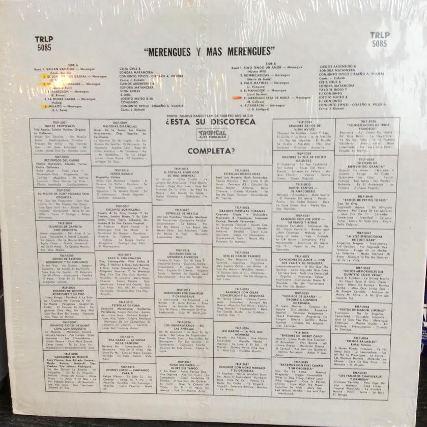 Various - Merengues Y Mas Merengues (VINYL) | Near Mint (NM or M-)--Music History